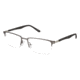 TLG NU018 Bifocal Prescription Eyeglasses - Frame Mt Gnmetal /Blk, Size 54/18mm LYNU01802