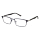 TLG NU019 Single Vision Prescription Eyeglasses - Frame Mt Navy / Black, Size 53/18mm LYNU01903