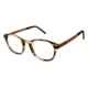 TLG NU020 Prescription Eyeglasses - Frame Brown Horn, Size 47/20mm LYNU02003