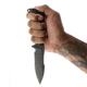 Toor Knives Apnea Fixed Blade Knife, 4.25in, CPM Cru-Wear, Drop Point, G10 Handle, Havoc Black, Black, Apnea - Havoc Black