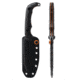 Toor Knives Apnea Fixed Blade Knife, 4.25in, CPM Cru-Wear, Drop Point, G10 Handle, Havoc Black, Black, Apnea - Havoc Black