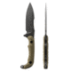 Toor Knives Apnea Fixed Blade Knife, 4.25in, CPM Cru-Wear, Drop Point, G10 Handle, Spitfire Green, Grey, Apnea - Spitfire Green