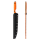 Toor Knives Avalaon Fixed Blade Knife, 9in, CPM 154 Steel, G10 Handle, Blaze Orange, Safety Orange, Avalon - Blaze Orange