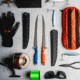 Toor Knives Avalaon Fixed Blade Knife, 9in, CPM 154 Steel, G10 Handle, Tidal Blue, Dark Grey, Avalon - Tidal Blue
