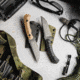 Toor Knives Brauler Fixed Blade Knife, 4in, CPM Cruwear Steel, G10 Handle, Bomber Black, Black Tru Hide, Brauler - Bomber Black