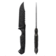 Toor Knives Crewman Fixed Blade Knife, 4.5in, CPM Cruwear Steel, G10 Handle, Bomber Black, Army Green, The Crewman - Bomber Black