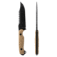 Toor Knives Crewman Fixed Blade Knife, 4.5in, CPM Cruwear Steel, G10 Handle, Omaha Tan, Storm Grey, The Crewman - Omaha Tan