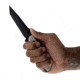 Toor Knives Darter T Fixed Knife, 4.25in, M4 Steel, G10 Handle, Disruptive Grey, Black Tru Hide, Darter T - Disruptive Grey