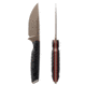 Toor Knives Field 3.0 Fixed Blade Knife, 3.625in, CPM 3V Steel, Drop Point, Ebony, Canyon Drab, Black Tru Hide, Field 3.0 - Canyon Drab