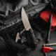 Toor Knives Field 3.0 Fixed Blade Knife, 3.625in, CPM 3V Steel, Drop Point, Ebony, Canyon Drab, Black Tru Hide, Field 3.0 - Canyon Drab