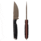 Toor Knives Field 3.0 Fixed Blade Knife, 3.625in, CPM 3V Steel, Drop Point, Ebony, Canyon Drab, Black Tru Hide, Field 3.0 - Canyon Drab