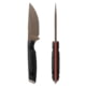 Toor Knives Field 3.0 Fixed Blade Knife, 3.625in, CPM 3V Steel, Drop Point, Ebony, Canyon Drab, Black Tru Hide, Field 3.0 - Canyon Drab