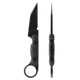 Toor Knives Jank Shank Pikal Fixed Blade Knife, 3in, CPM 154, G10, Storm Grey, Jank Shank Pikal - Shadow Black