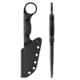 Toor Knives Jank Shank Pikal Fixed Blade Knife, 3in, CPM 154, G10, Storm Grey, Jank Shank Pikal - Shadow Black