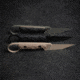 Toor Knives Jank Shank Pikal Fixed Blade Knife, 3in, CPM 154, G10, Storm Grey, Jank Shank Pikal - Shadow Black