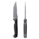 Toor Knives Krypteia S Fixed Blade Knife, 4in, CPM M4 Steel, G10 Handle, Phantom Grey, Black Hydro Static, Krypteia S - Phantom Grey
