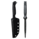 Toor Knives Krypteia T Fixed Blade Knife, 4in, CPM M4 Steel, G10 Handle, Phantom Grey, Black Hydro Static, Krypteia T - Phantom Grey