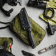 Toor Knives Krypteia T Fixed Blade Knife, 4in, CPM M4 Steel, G10 Handle, SoCom Black, Black Hydro Static, Krypteia T - SoCom Black