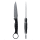 Toor Knives Serpent S Fixed Blade Knife, 3.75in, CPM M4 Steel, G10 Handle, Phantom Grey, Black Hydro Static, Serpent S - Phantom Grey