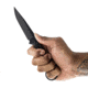 Toor Knives Serpent S Fixed Blade Knife, 3.75in, CPM M4 Steel, G10 Handle, SoCom Black, Black Hydro Static, Serpent S - SoCom Black