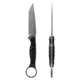 Toor Knives Serpent T Fixed Blade Knife, 3.75in, CPM3V Steel, G10 Handle, Phantom Grey, Black Hydro Static, Serpent T - Phantom Grey