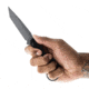 Toor Knives Serpent T Fixed Blade Knife, 3.75in, CPM3V Steel, G10 Handle, Phantom Grey, Black Hydro Static, Serpent T - Phantom Grey