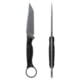 Toor Knives Serpent T Fixed Blade Knife, 3.75in, CPM3V Steel, Tanto, G10 Handle, Phantom Grey, Black Hydro Static, Serpent T - Phantom Grey