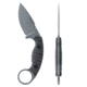 Toor Knives SOF Karsumba S Fixed Blade Knife, 2.5in, CPM M4 Blade, Drop Point Blade, G10, Black, Phantom Grey, Black, Karsumba S- Phantom Grey