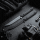 Toor Knives SOF Vespen Fixed Blade Knife, 4.3in, CPM M4 Blade, Modified Tanto Blade, G10, Black, Phantom Grey, Black, Vespen- Phantom Grey