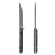 Toor Knives SOF Vespen Fixed Blade Knife, 4.3in, CPM M4 Blade, Modified Tanto Blade, G10, Black, Phantom Grey, Black, Vespen- Phantom Grey