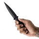 Toor Knives Specter Fixed Blade Knife, 4.75in, CPM M4 Steel, G10 Handle, SoCom Black, Black Hydro Static, Specter - SoCom Black