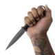 Toor Knives Specter R Fixed Blade Knife, 4.25in, CPM M4 Steel, G10 Handle, Phantom Grey, Black Hydro Static, Specter R - Phantom Grey