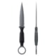 Toor Knives Specter R Fixed Blade Knife, 4.25in, CPM M4 Steel, G10 Handle, Phantom Grey, Black Hydro Static, Specter R - Phantom Grey