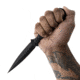 Toor Knives Specter R Fixed Blade Knife, 4.25in, CPM M4 Steel, G10 Handle, SoCom Black, Black Hydro Static, Specter R - SoCom Black