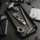 Toor Knives Titanium Keychain Multi-Tool, Natural, Ttm MTl - Ntrl