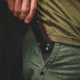 Toor Knives Dropwing Folding Knife, 3.5 in, CPM MagnaCut, Drop Point, G10, Shadow Black Handle, Dropwing - Shadow Black