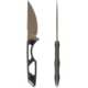Toor Knives Willow Fixed Blade Knife, 3.75in, CPM 3V Steel, Black, G10, Canyon Drab, Willow - Canyon Drab