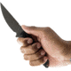 Toor Knives Willow Fixed Blade Knife, 3.75in, CPM 3V Steel, Black, G10, Spanish Moss, Willow - Spanish Moss