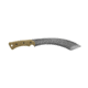TOPS Knives A-Klub Fixed Blade Knife, 12.38in, 1095 RC 56-58 Steel, Green Canvas Micarta Handle, AKLB-02