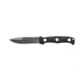 Tops Knives Al Mar Mini Sere Operator, Fixed Blade Knif, 4 in, Tumble Blade Finish, 154cm RC 58-60 Cryo Treated Steel, Black G10 Handle, AMAR-01