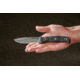 Tops Knives Al Mar Mini Sere Operator, Fixed Blade Knif, 4 in, Tumble Blade Finish, 154cm RC 58-60 Cryo Treated Steel, Black G10 Handle, AMAR-01