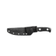 Tops Knives Al Mar Mini Sere Operator, Fixed Blade Knif, 4 in, Tumble Blade Finish, 154cm RC 58-60 Cryo Treated Steel, Black G10 Handle, AMAR-01