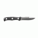 Tops Knives Al Mar Mini Sere Operator, Fixed Blade Knif, 4 in, Tumble Blade Finish, 154cm RC 58-60 Cryo Treated Steel, Black G10 Handle AMAR-01