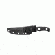 Tops Knives Al Mar Mini Sere Operator, Fixed Blade Knif, 4 in, Tumble Blade Finish, 154cm RC 58-60 Cryo Treated Steel, Black G10 Handle AMAR-01