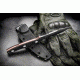 Tops Knives Al Mar Mini Sere Operator, Fixed Blade Knif, 4 in, Tumble Blade Finish, 154cm RC 58-60 Cryo Treated Steel, Black G10 Handle AMAR-01