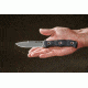 Tops Knives Al Mar Mini Sere Operator, Fixed Blade Knif, 4 in, Tumble Blade Finish, 154cm RC 58-60 Cryo Treated Steel, Black G10 Handle AMAR-01