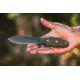 Tops Knives Backpacker's Bowie Fixed Blade Knife,4.5in,1095 RC 56-58 Steel,Tumble Blade,Green Canvas Micarta Handle, BPB-01