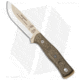 TOPS Knives BOB Brothers of Bushcraft Fieldcraft Fixed Blade Knife, 4.625in, 1095, Drop Point Blade, Micarta Green Handle, Tan/Green, 9.875in, BHQ-24775
