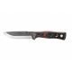 Tops Knives Brothers Of Bushcraft 154cm Fixed Blade Knife, w/G10 Handle, Red/Black, 4.75in, BROS-RB