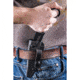 TOPS Knives CUT Combat Utility Tool Knife, 8.5in Overall, 4.25in Black Traction Coated 1095Hc Steel Drop Point, Black Canvas Micarta Handle, Dragonfly Tread Handle, Black Kydex Sheath, CUT-40-A